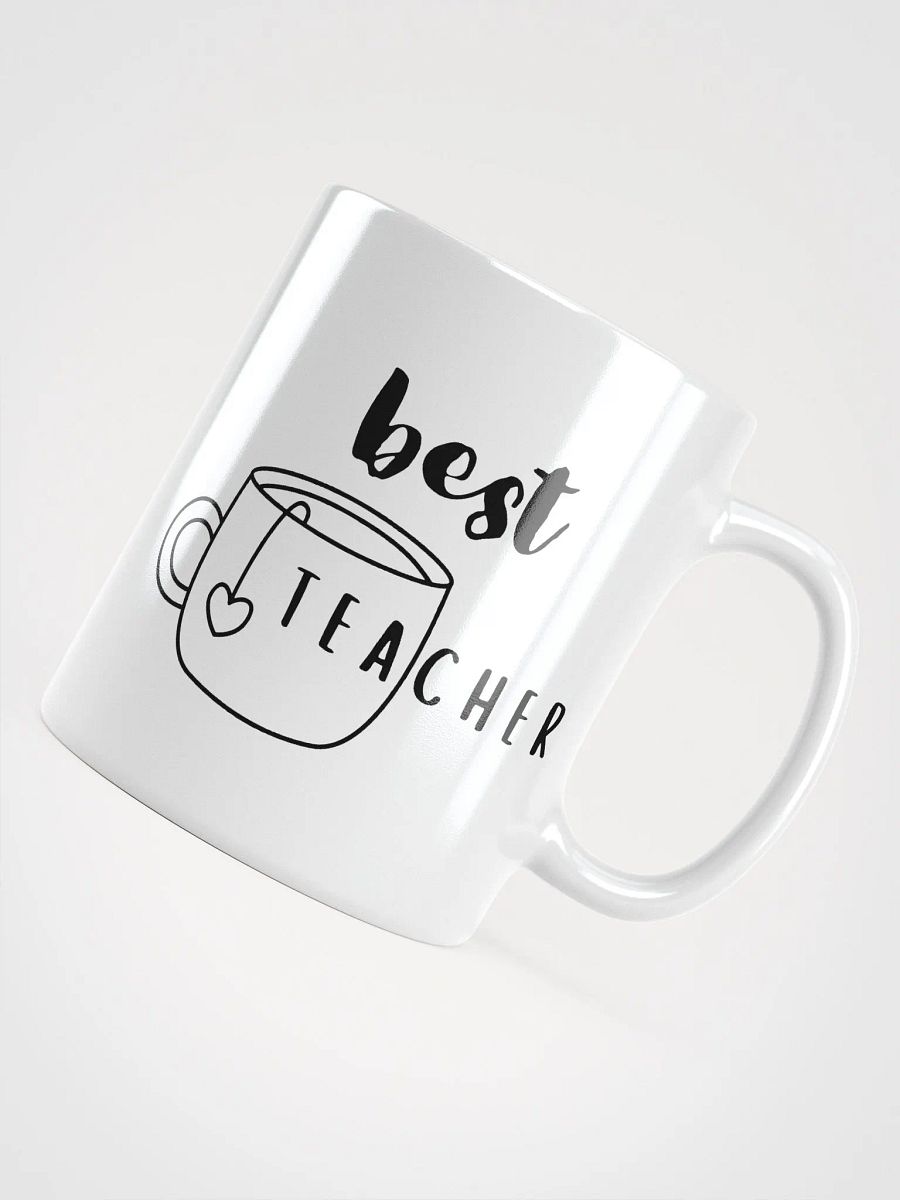 Best Teacher White Glossy Mug product image (4)