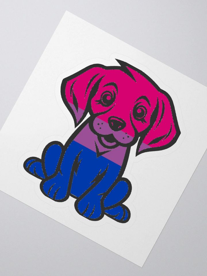 Bisexual Pride Puppy Sticker product image (2)