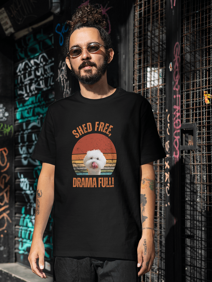 Shed-Free Drama-Full Bichon Frise T-Shirt product image (4)