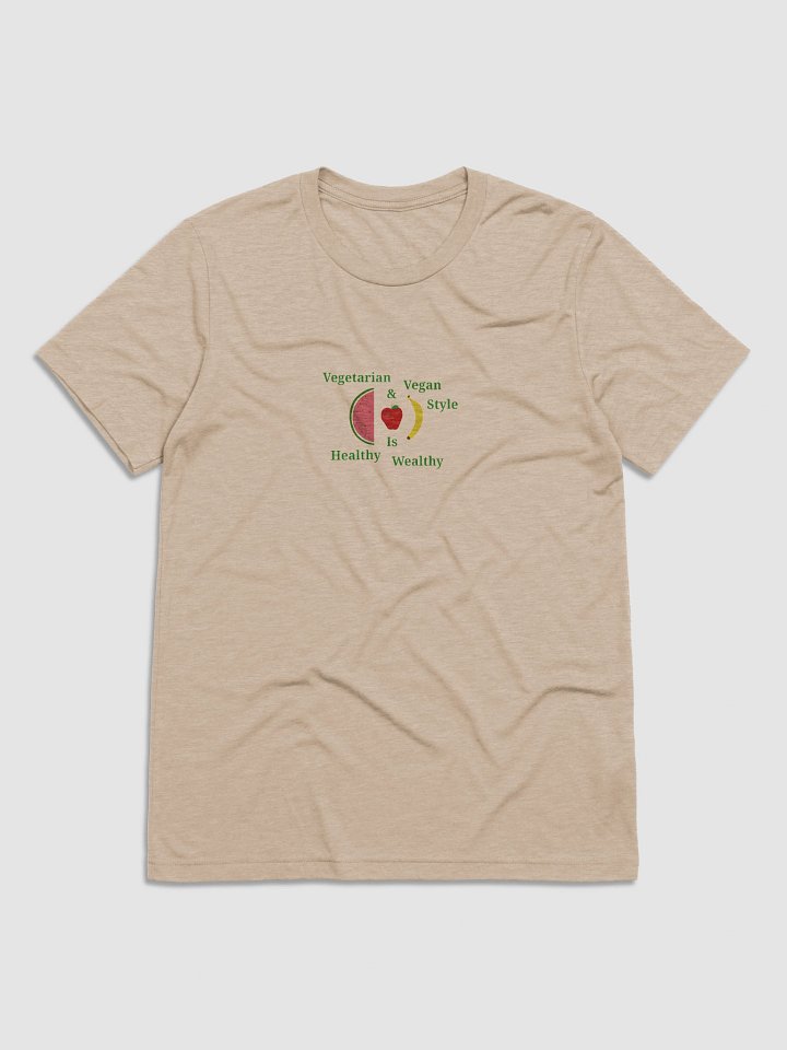 Healthy & Wealthy Vegetarian T-Shirt product image (1)