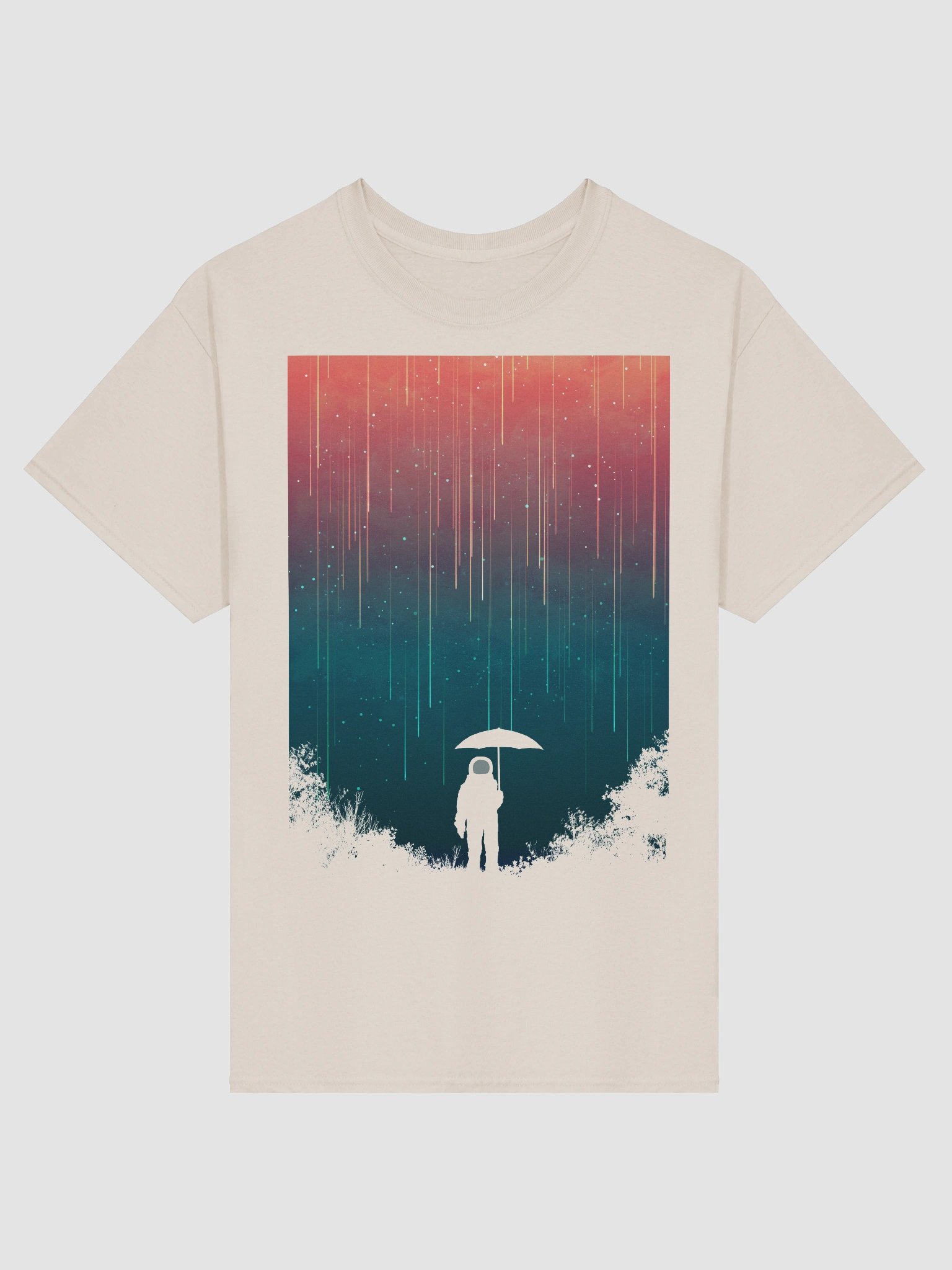 Meteor rain graphic t-shirt product image (13)