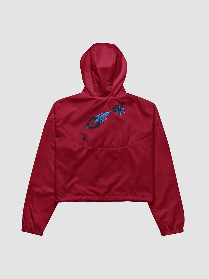 [ItsRizzleFizzle] All-Over Print Women's Cropped Windbreaker Sublicolor 915 product image (2)