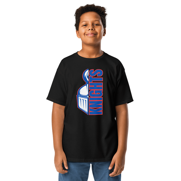Youth Knight Helmet Graphic Tee product image (1)