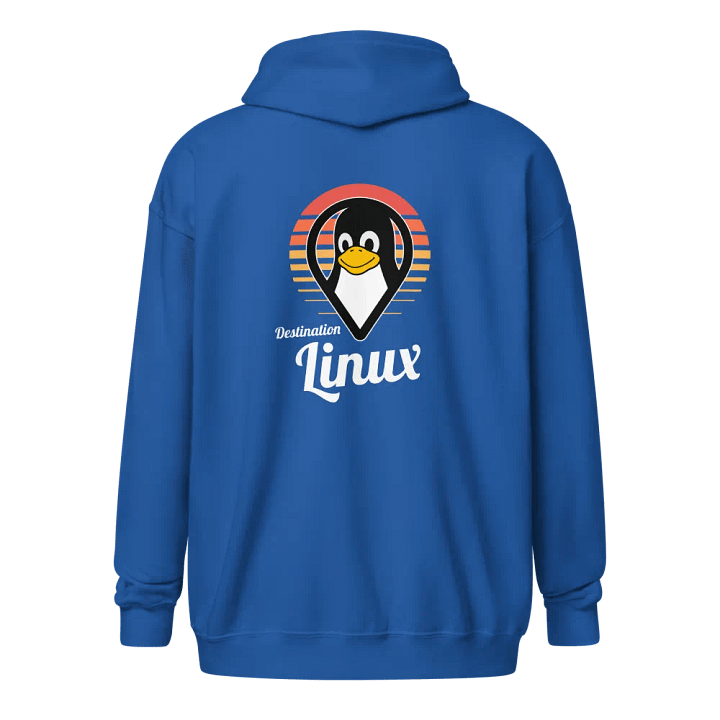 Destination Linux Retro Vibes - Zip Hoodie product image (7)