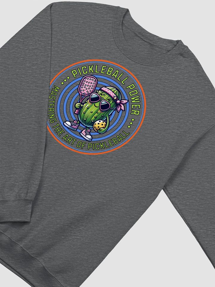 Pickleball Power Mastering The Art Of Pickleball Badge Sweatshirt product image (4)