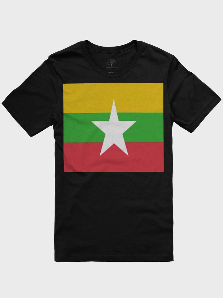 Myanmar Flag Unisex Supersoft T-Shirt - Exclusive Design product image (3)