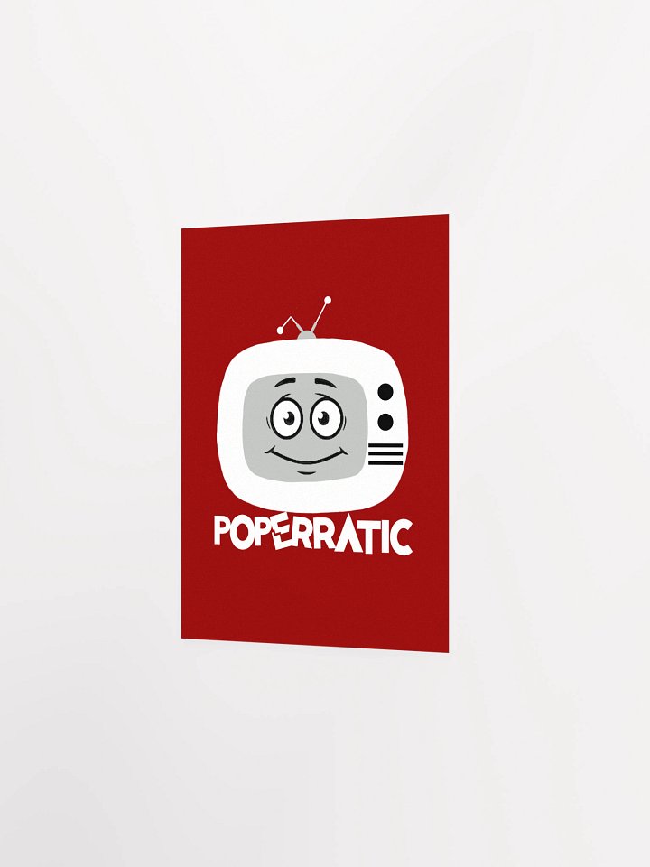 Poperratic Babysitter Logo - Red Poster product image (6)