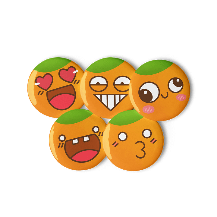 Orange assorted faces VOL 2 product image (3)