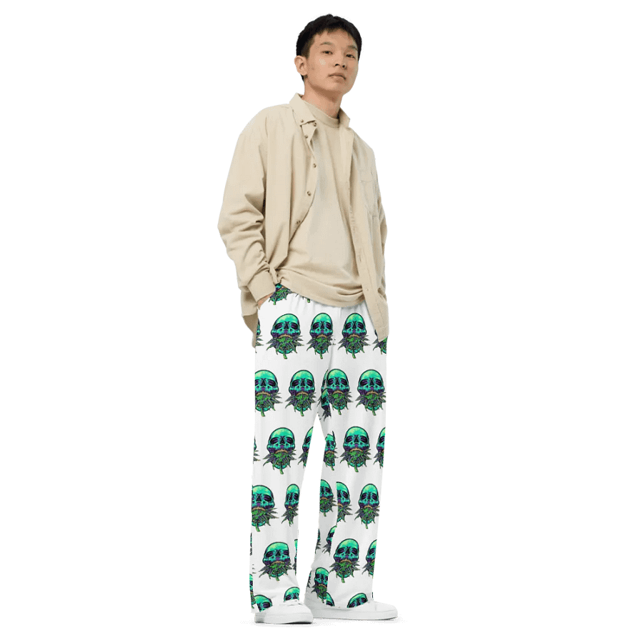 Canna Skull Wide-Leg Pants product image (8)