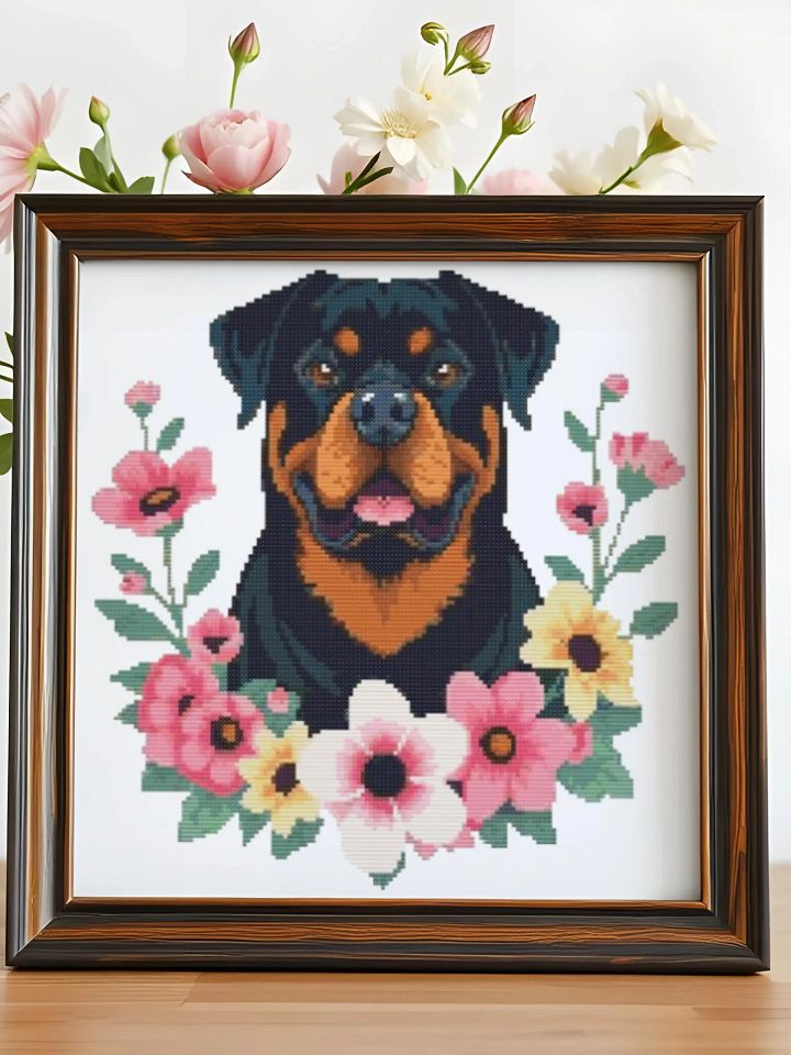 Floral Rottweiler product image (2)