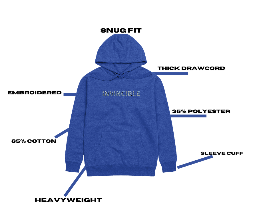 Invincible Heavyweight Snug Fit hoodie product image (2)