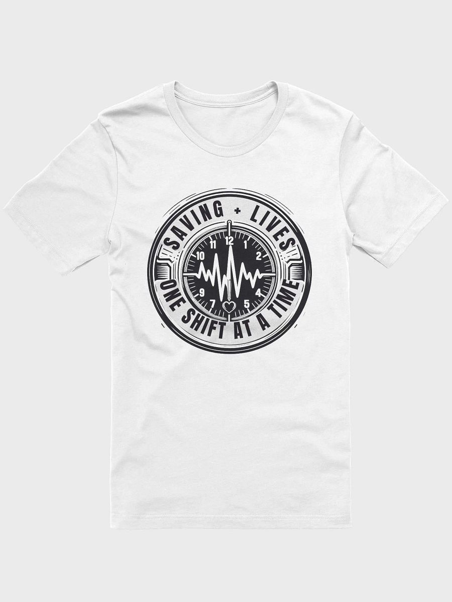 saving lives, Heartbeat Hero Emblem T-Shirt product image (3)