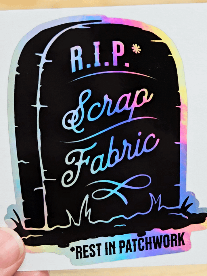 R.I.P. Scrap Fabric (Sticker) product image (1)