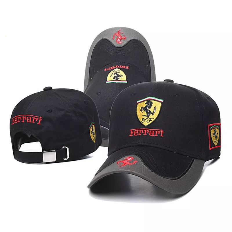 Ferrari F1 Racing Baseball Cap Car Logo Embroidered Adjustable Baseball Hat HOT product image (3)