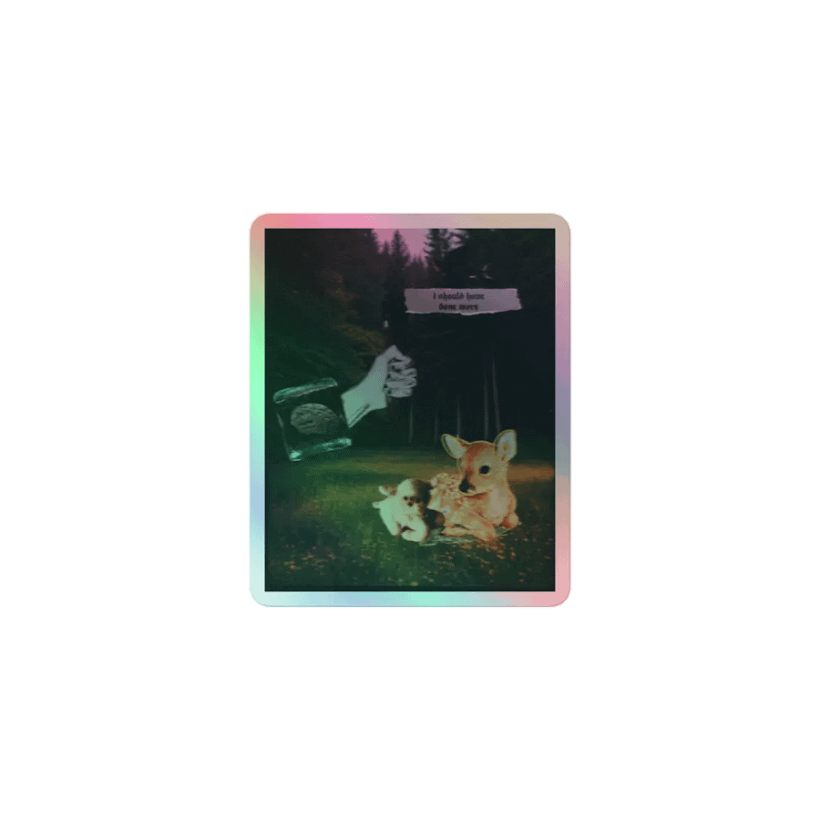 Fight Flight Freeze Fawn Holographic Sticker product image (1)