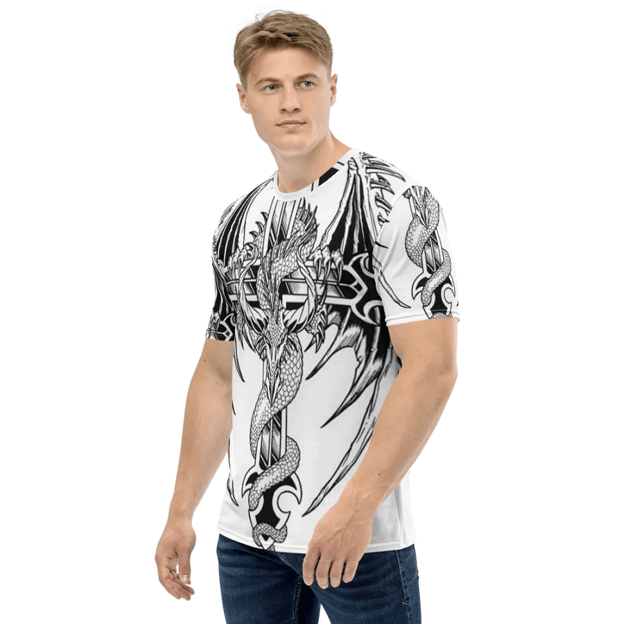 Mystical Dragon Cross Tee product image (3)
