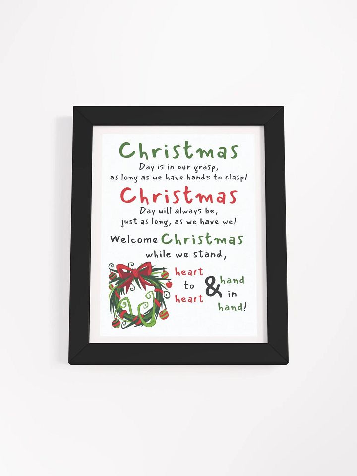 Welcome Christmas Heart to Heart Wall Art product image (11)
