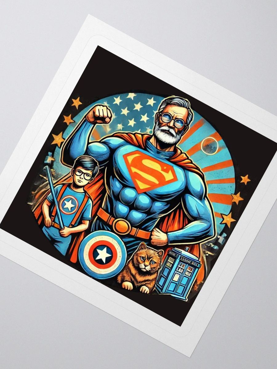 Superhero Family Kiss Cut Stickers Set product image (4)