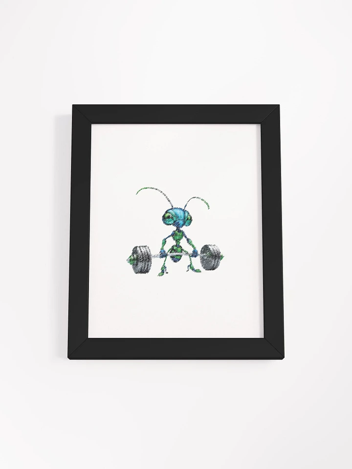 Glitchy Bug-Lift Framed Poster product image (2)