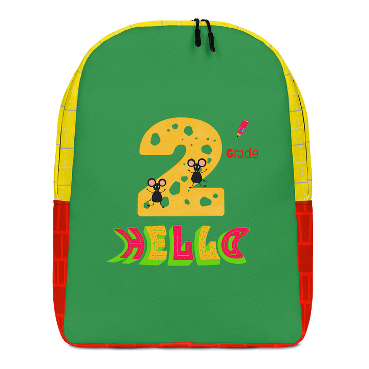 Cheesy Number 2 All-Over Print Backpack product image (2)