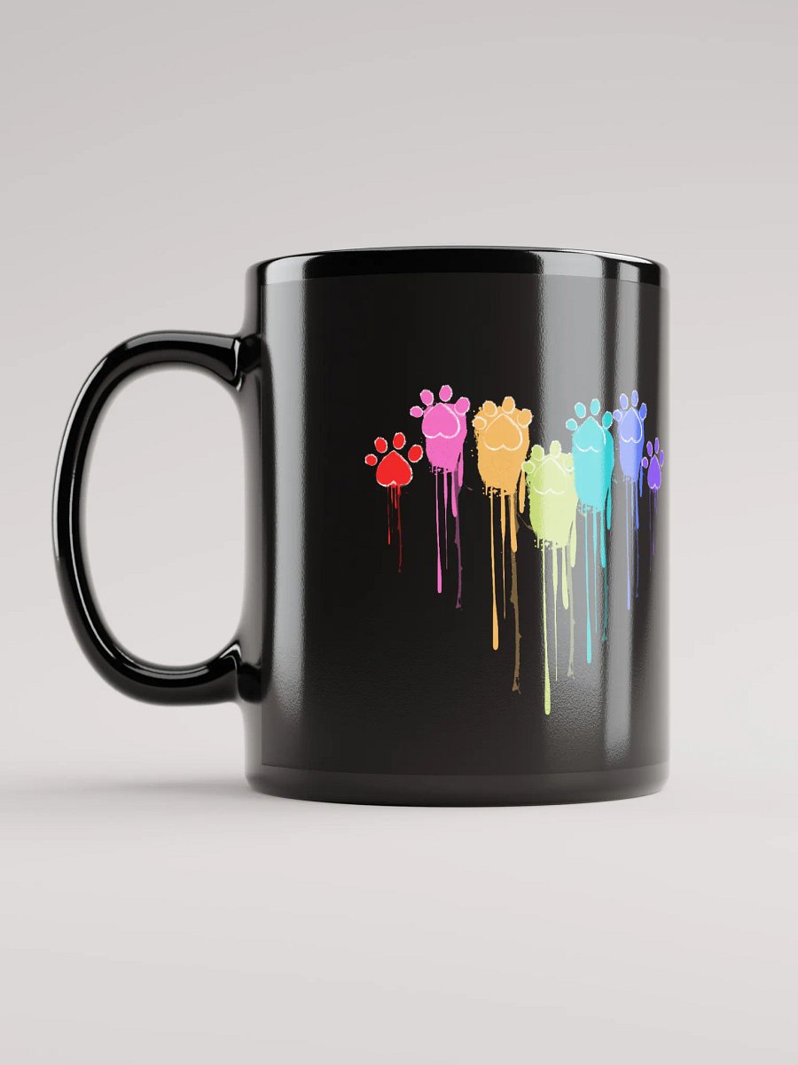 Rainbow Dog Paw Prints Mug product image (6)
