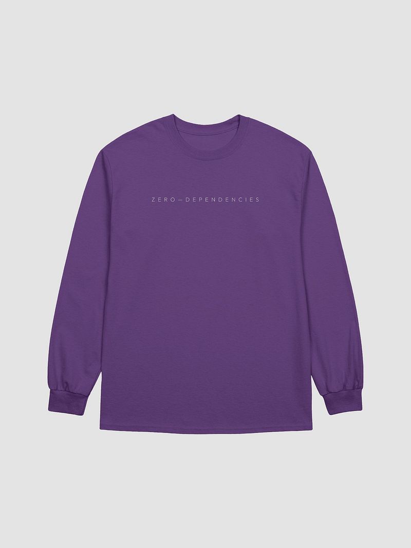 zero dependencies long sleeve t-shirt