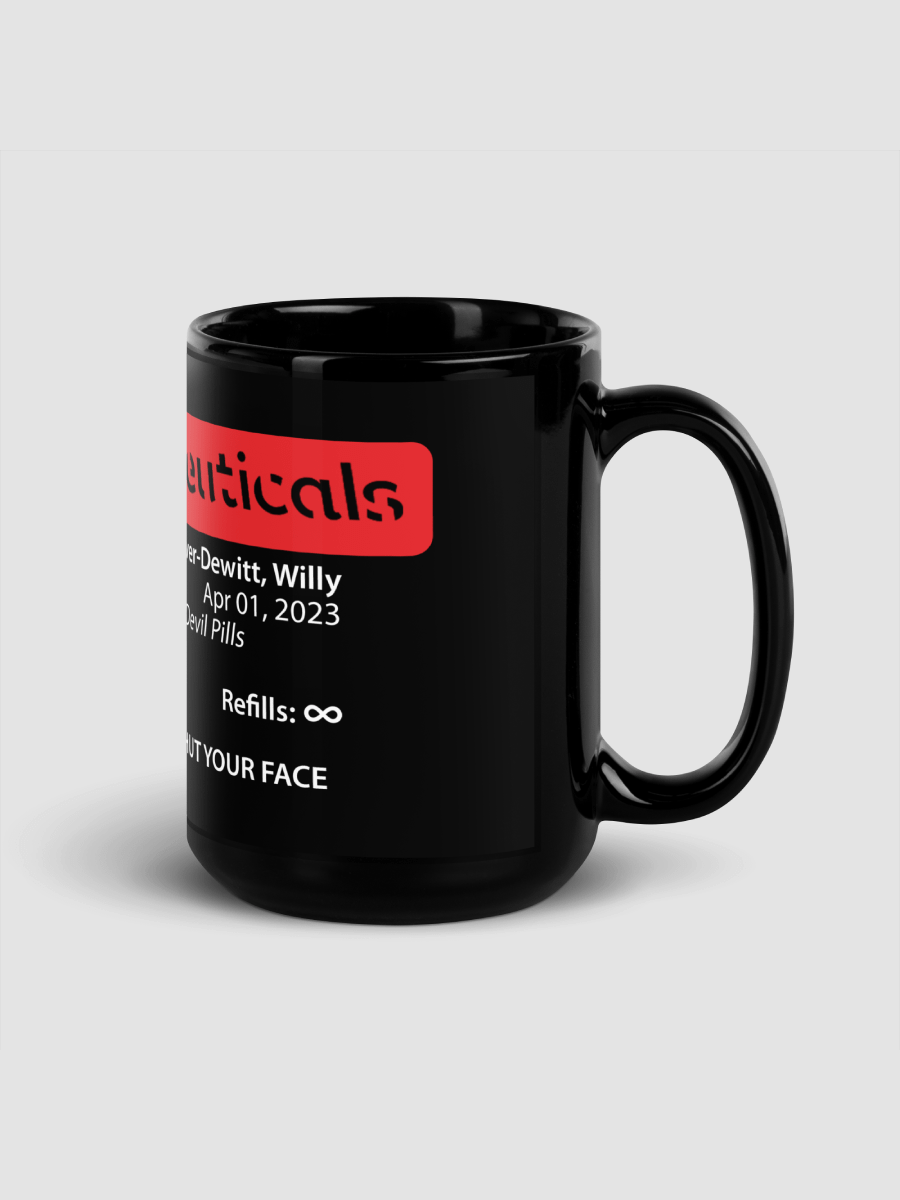 Big Pharma Black 15 oz Glossy Mug product image (2)