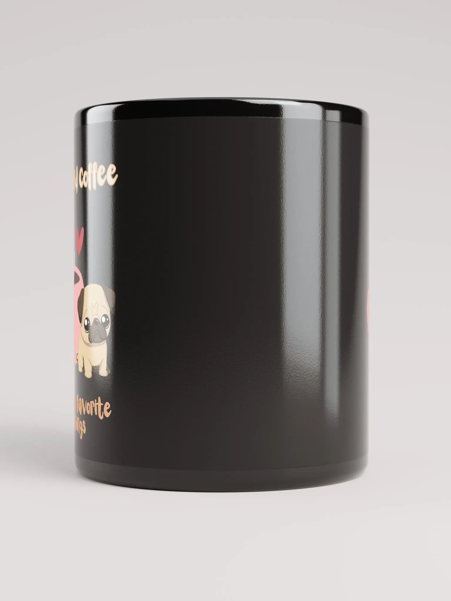 Pug and Coffee My Two Favorite Things Mug product image (5)