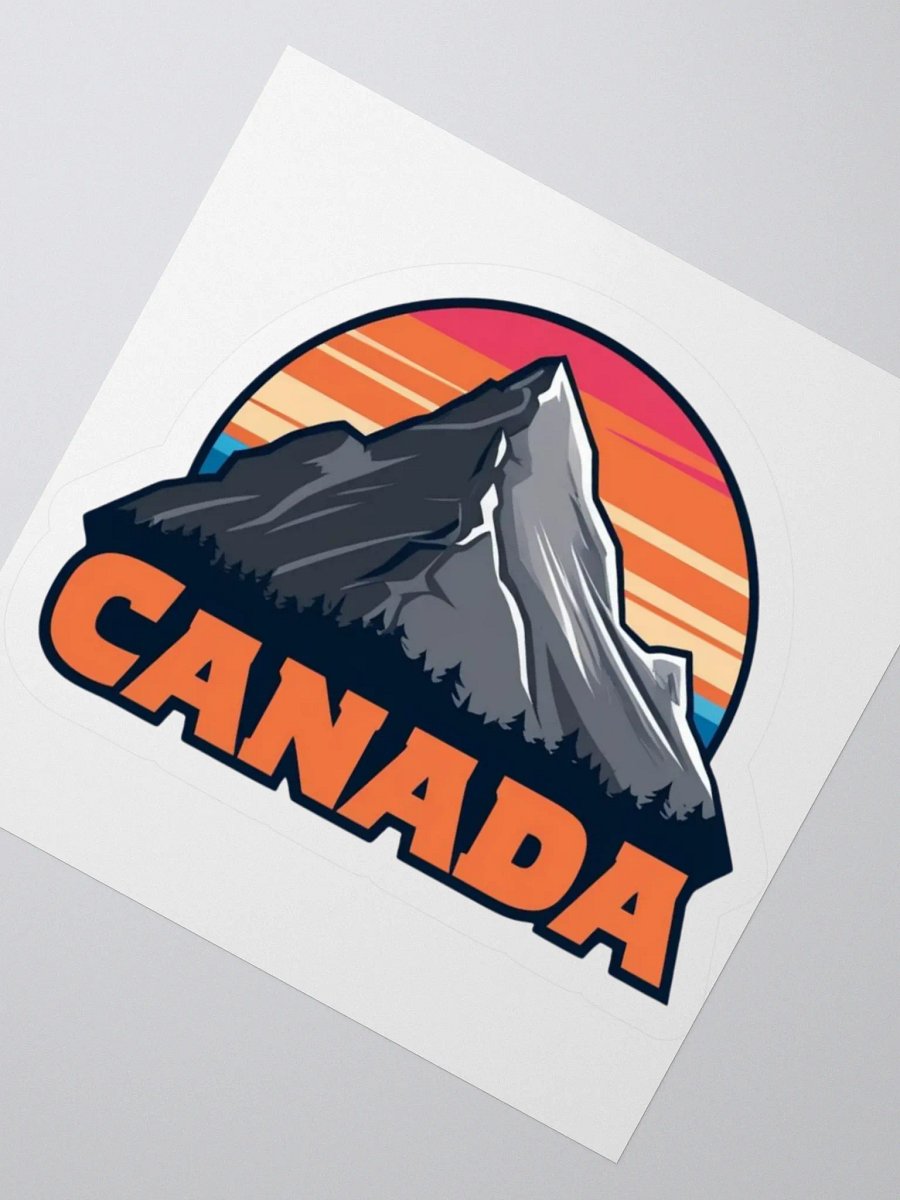 Canadian Sunset Kiss Cut Stickers product image (5)