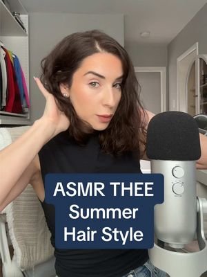 We’re scrunching our hair again ladies.. ramen noodles are out and soft waves with volume are in. Works well with humidity, too! #asmr #hairstyle #whispering #relaxing #asmrhairplay #relaxingvideos 