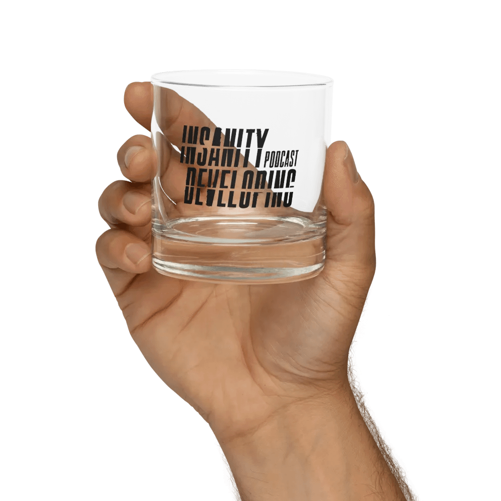 Eclipse Rocks Glass — Black Logo product image (9)