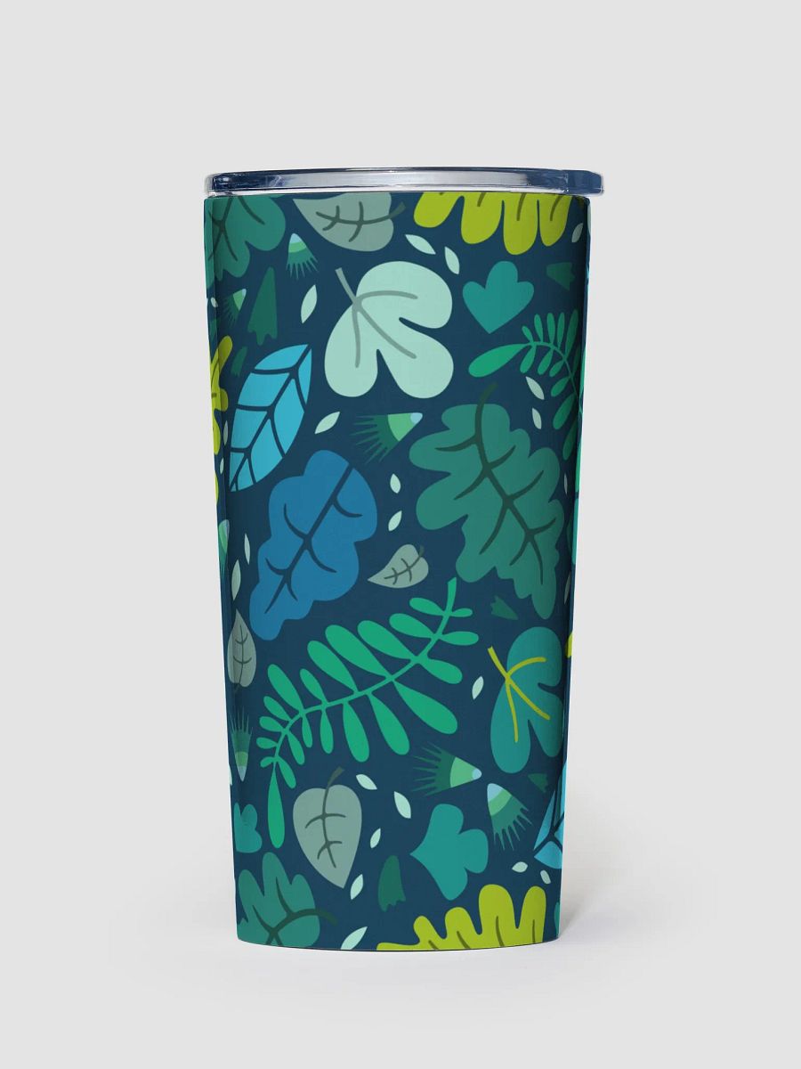 Tumbler - Green leafs pattern product image (1)