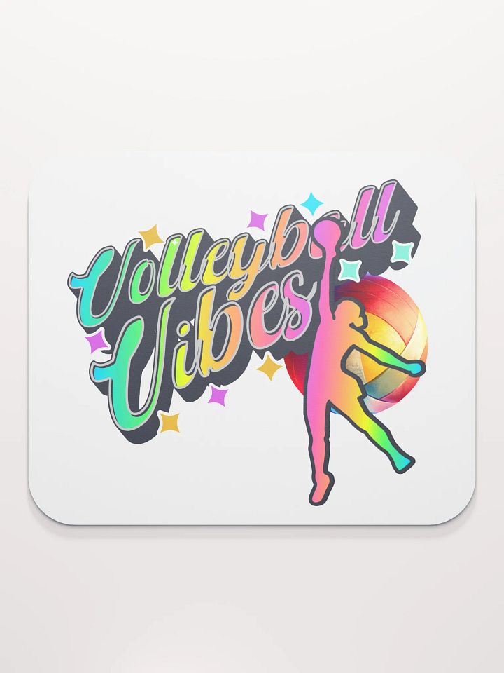 Volleyball Vibes Female Mouse Pad product image (2)
