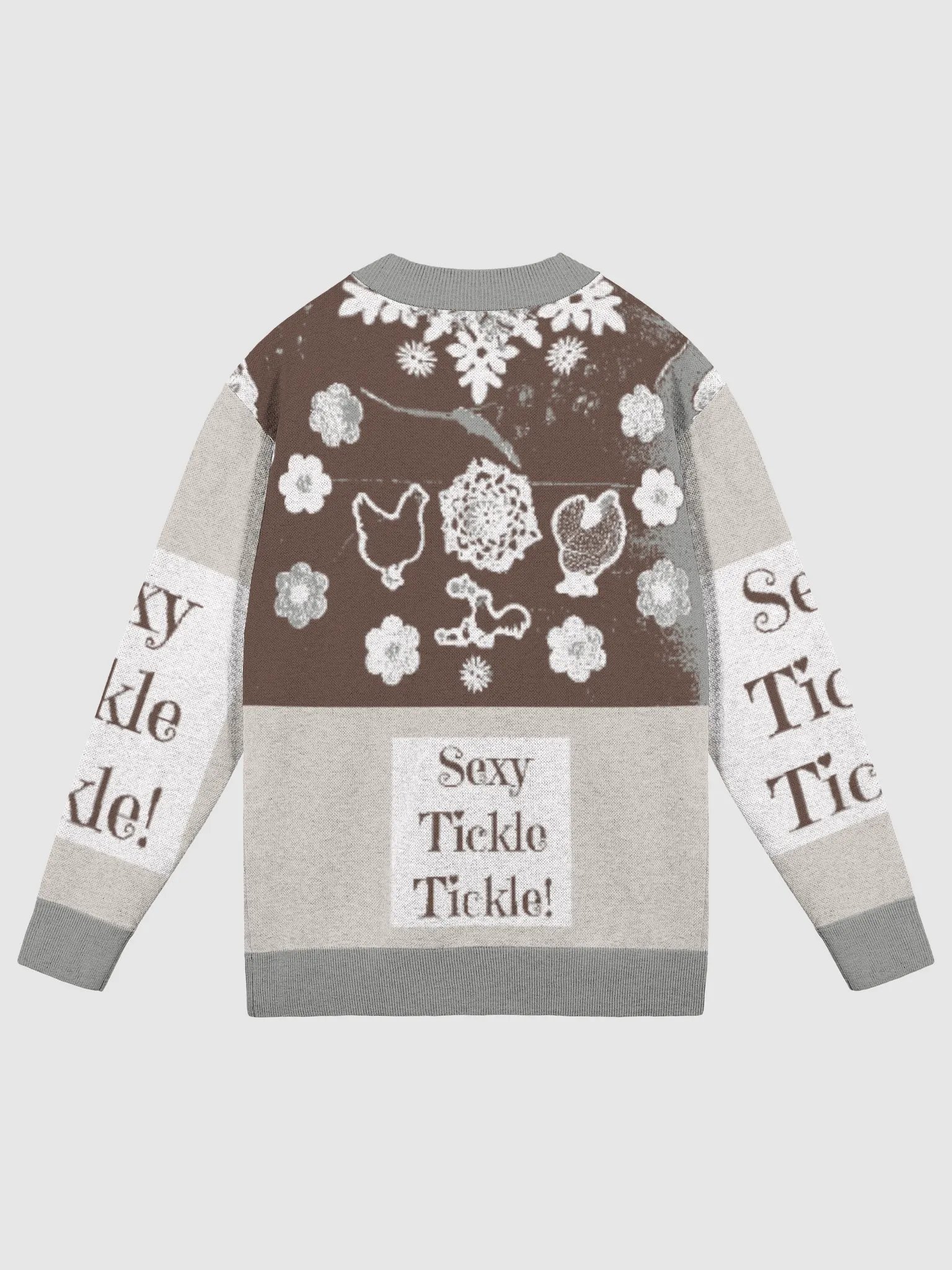 Sexy Tickle Tickle Fall Rooster Jacquard Knit Cardigan product image (7)