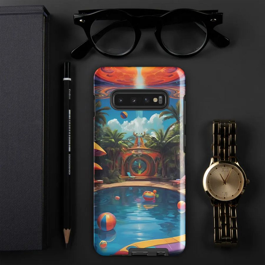 Psychedelic Pool Party Samsung Galaxy Case product image (51)