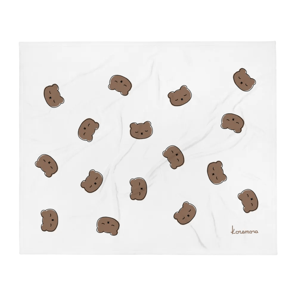 Sleepy Bear Throw Blanket product image (1)