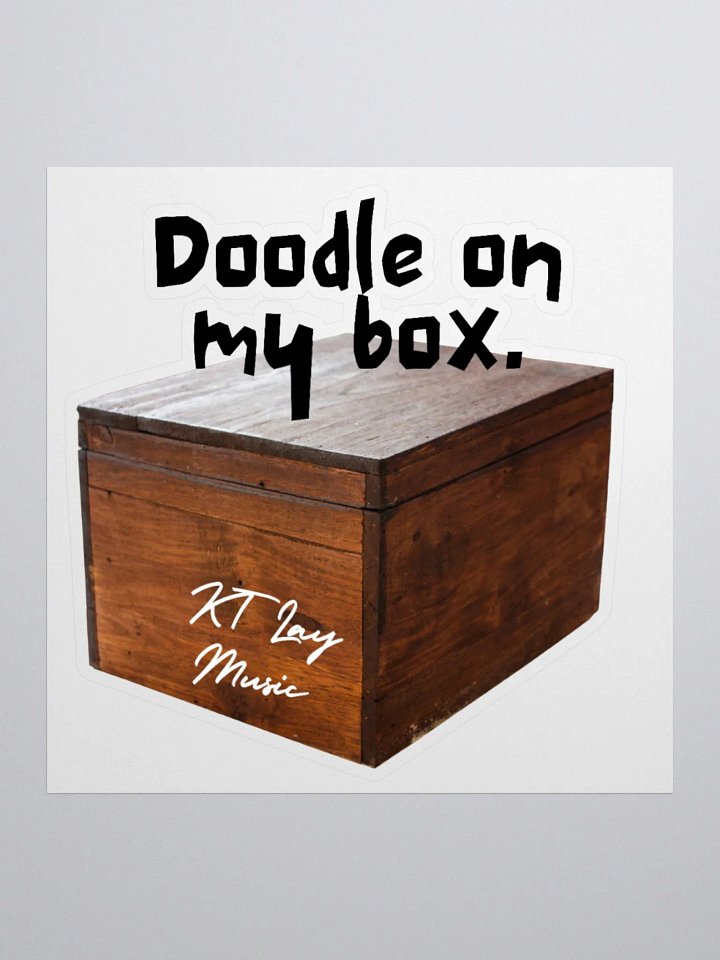 Doodle on My Box Sticker product image (1)