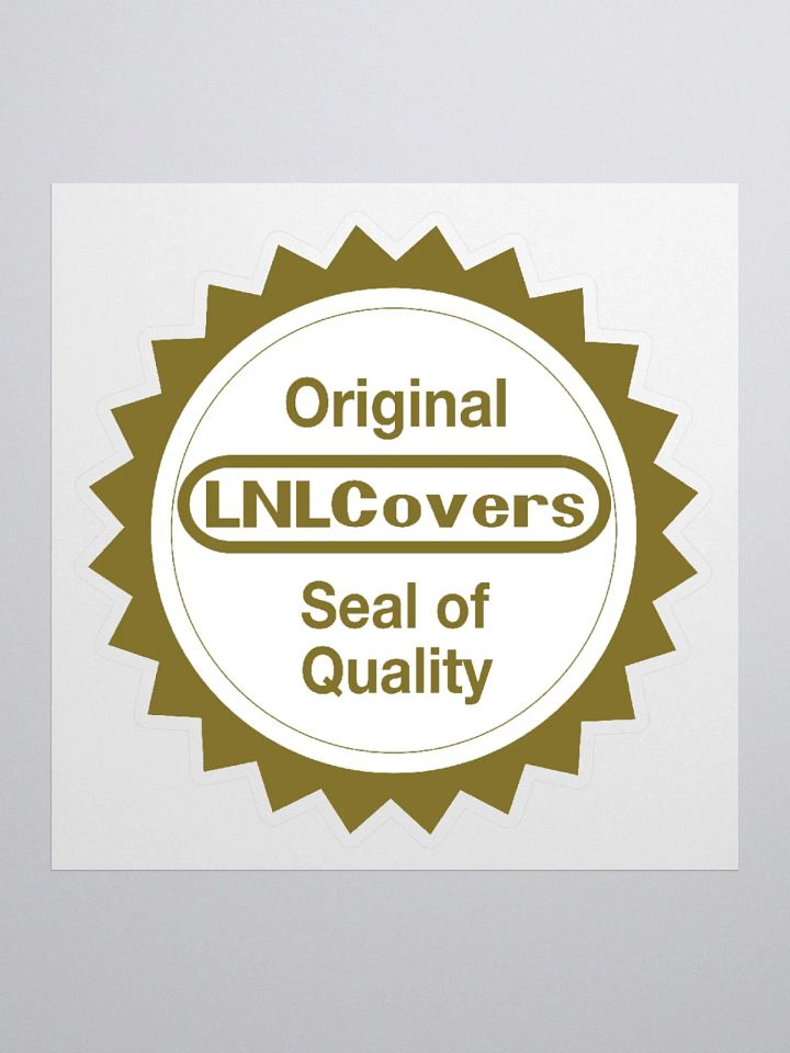LNLCovers Seal of Quality - Kiss Cut Sticker product image (1)