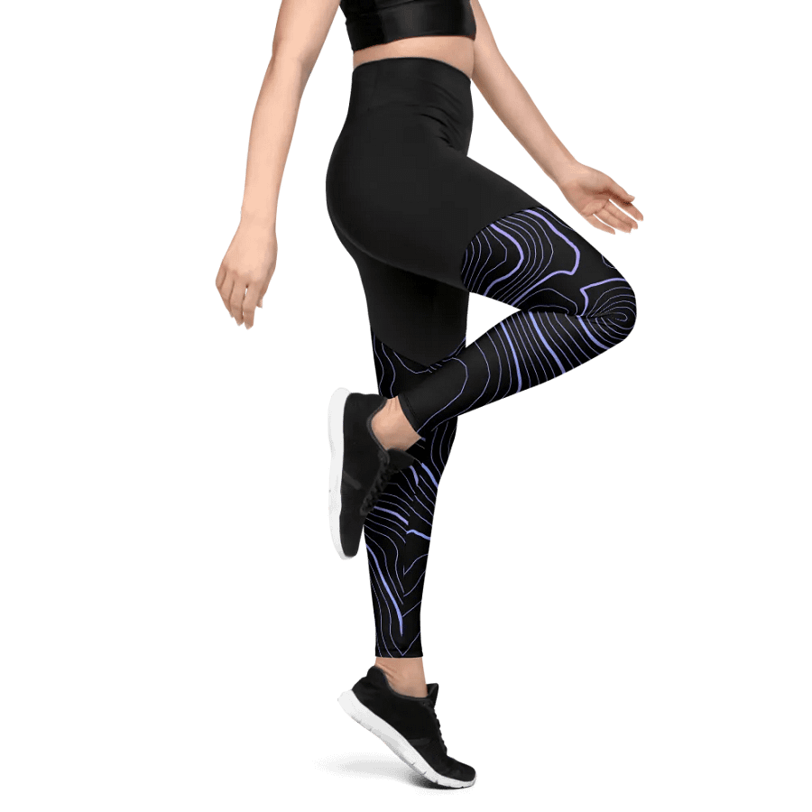 Black Topography Leggings product image (8)