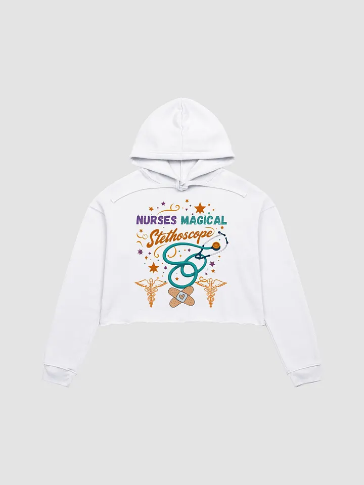Magical Nurse Stethoscope Crop Hoodie product image (6)