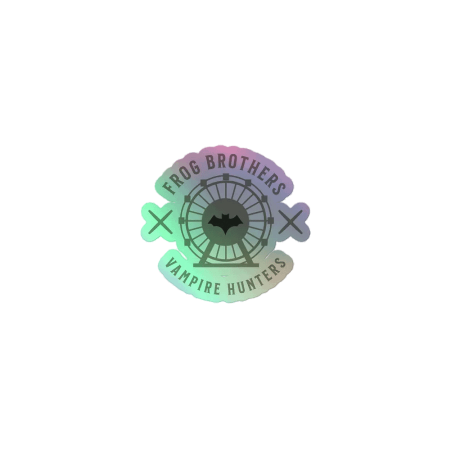 Vampire Hunters Holographic Sticker product image (1)
