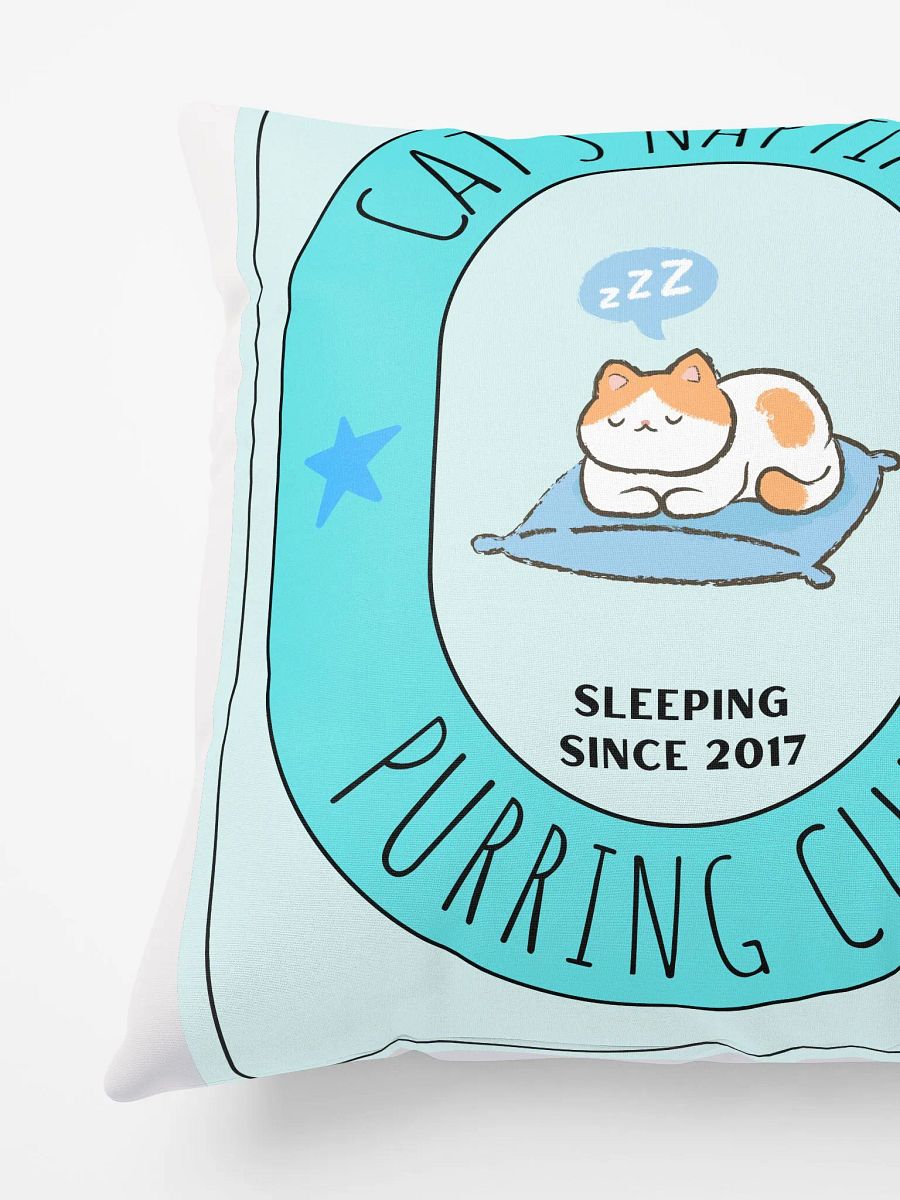 Cat's Naptime Purring Club - Pillow product image (4)