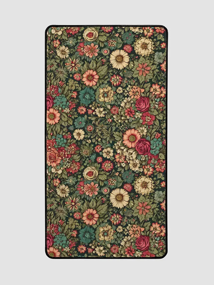Desk Mat (31.5x15.5 inches) - Wilted Boho Floral Design product image (2)