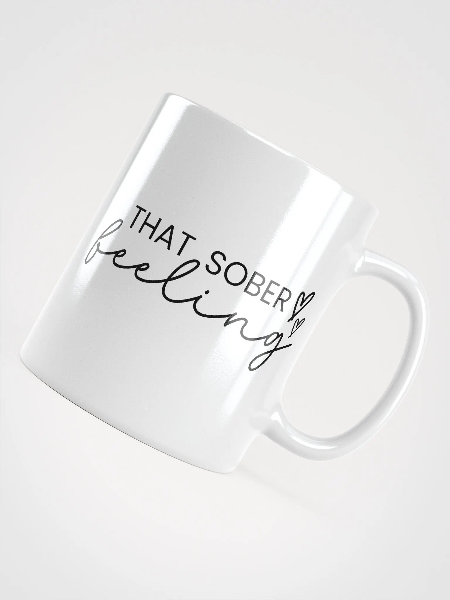 That Sober Feeling, Minimal Addiction Recovery Awareness Mug product image (4)
