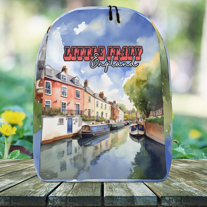 Little Italy - England - All Over Print - Watercolor - Backpack product image (1)