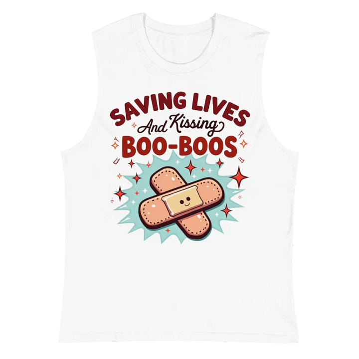 Boo-Boo Kisses Muscle Tank product image (2)
