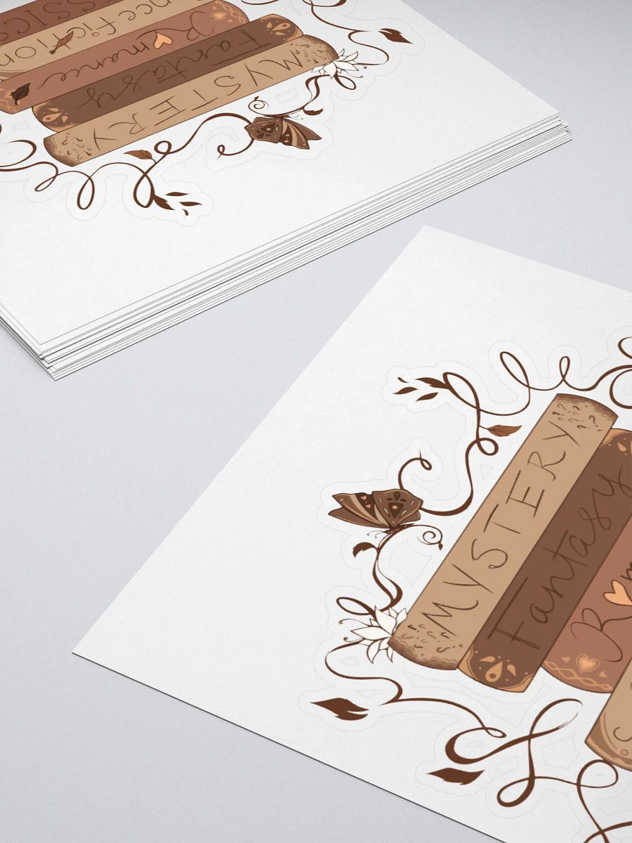 Autumn Bookstack Sticker product image (4)