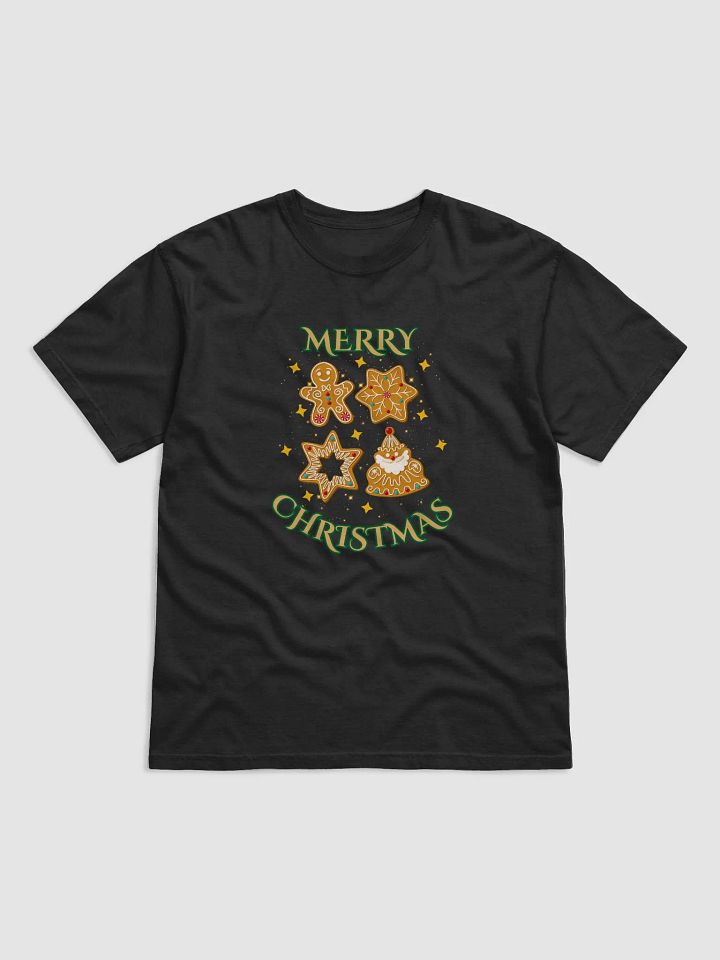 Black Gingerbread Cookie T shirt product image (1)