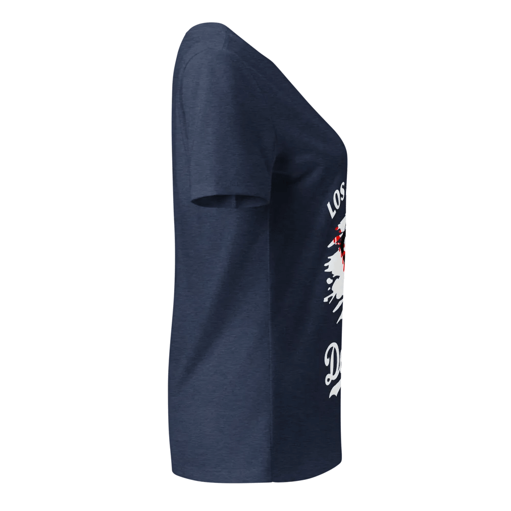 Los Angeles Dodgers V Neck Womens T-Shirt product image (3)
