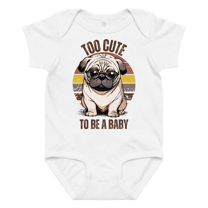 Too Cute To Be A Baby Jumpsuit product image (2)